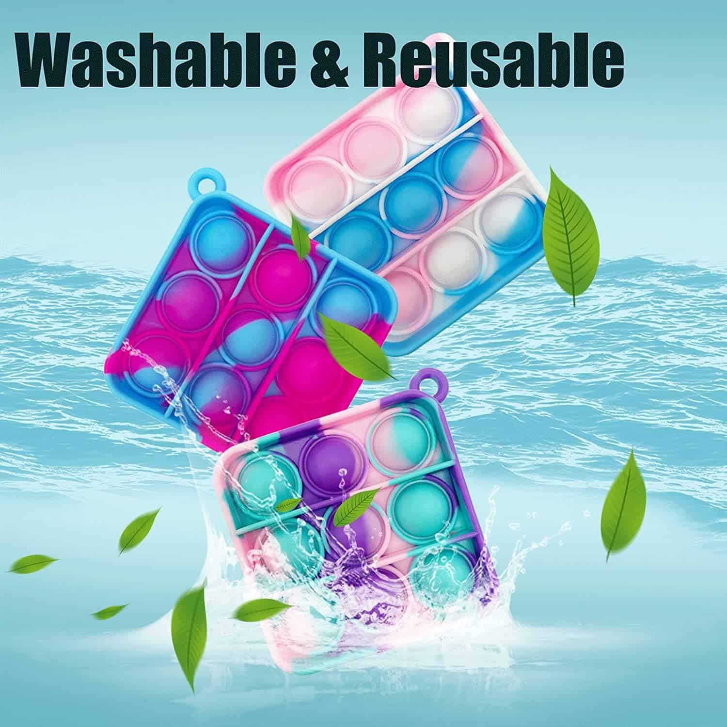 Llavero Mini Pop Fidget Toy de Burbuja Sensorial de - Imagen 5