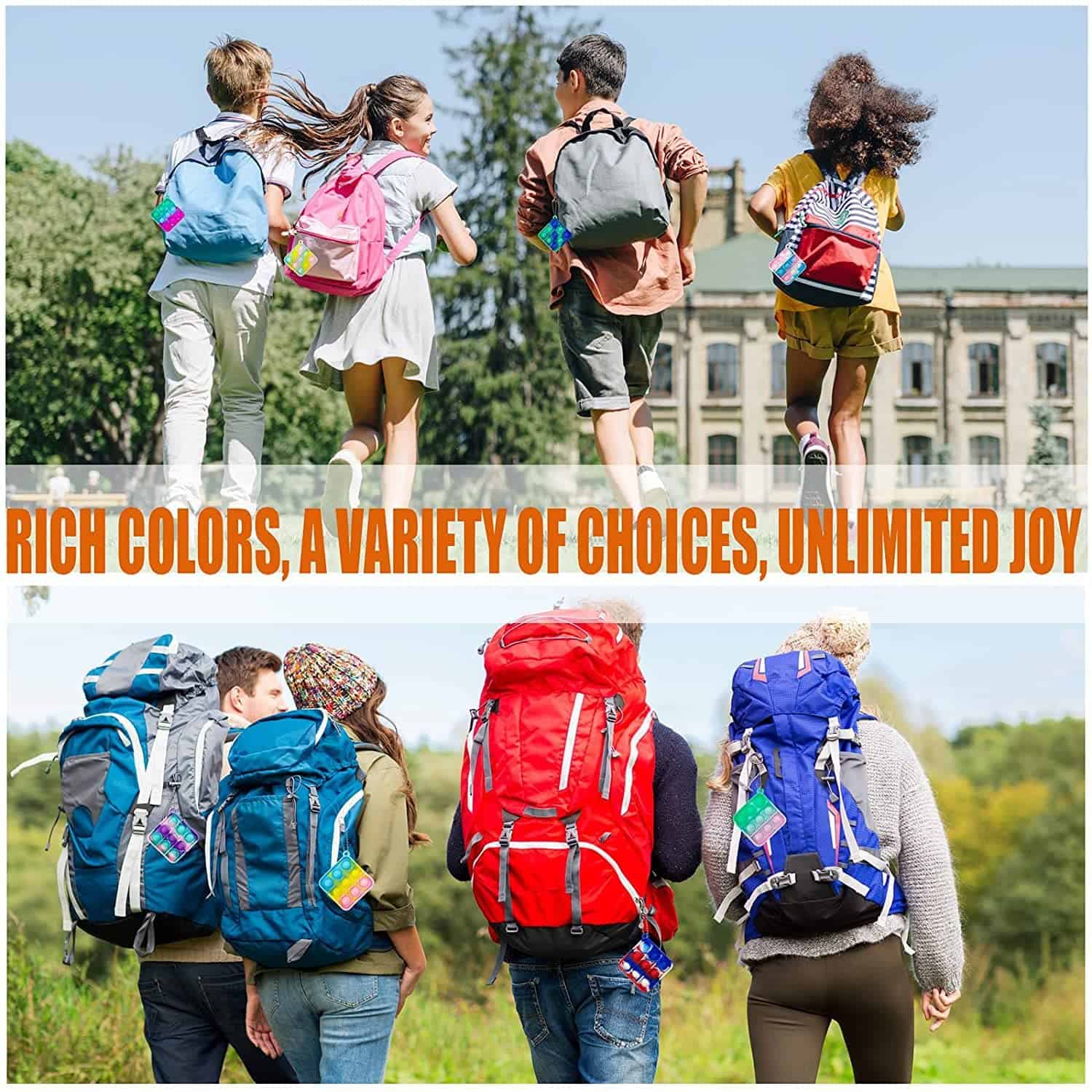 Llavero Mini Pop Fidget Toy de Burbuja Sensorial de - Imagen 6