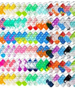 Llavero Mini Pop Fidget Toy de Burbuja Sensorial de