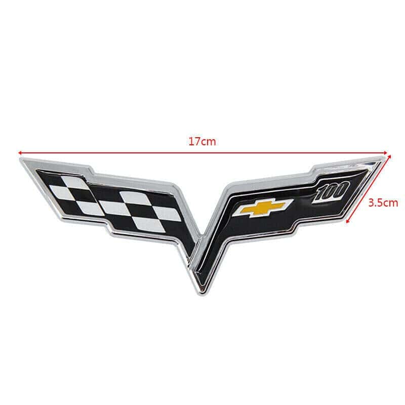 2 Pcs Nuevo Emblema del Capó Delantero Trasero con Cruces - Imagen 4