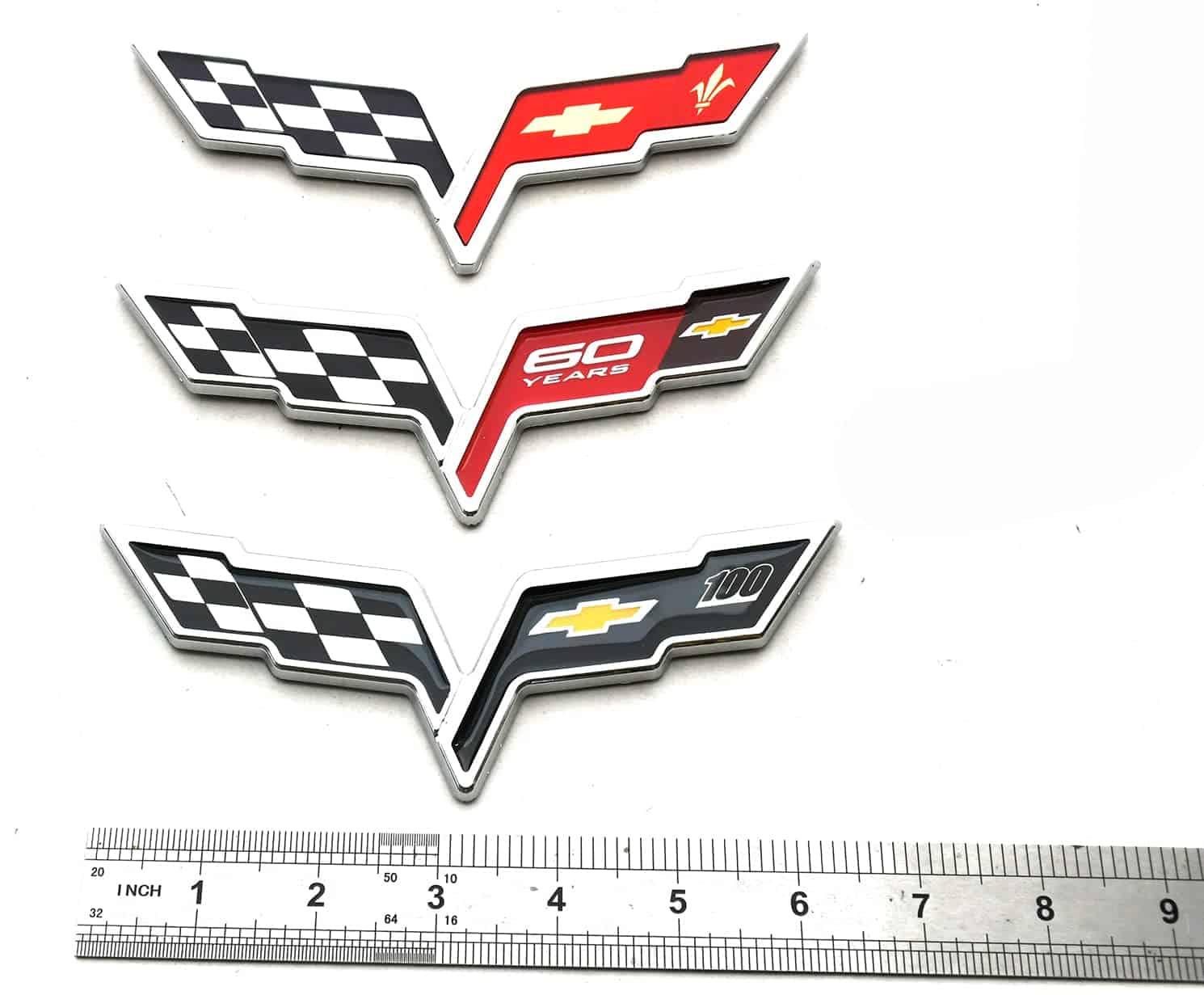 2 Pcs Front Hood & Rear Fascia Emblemas de Cruce de - Imagen 7