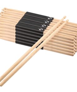 SOUJAP 24 Pares Palillos de Tambor 5A, Madera de Arce Bulk,