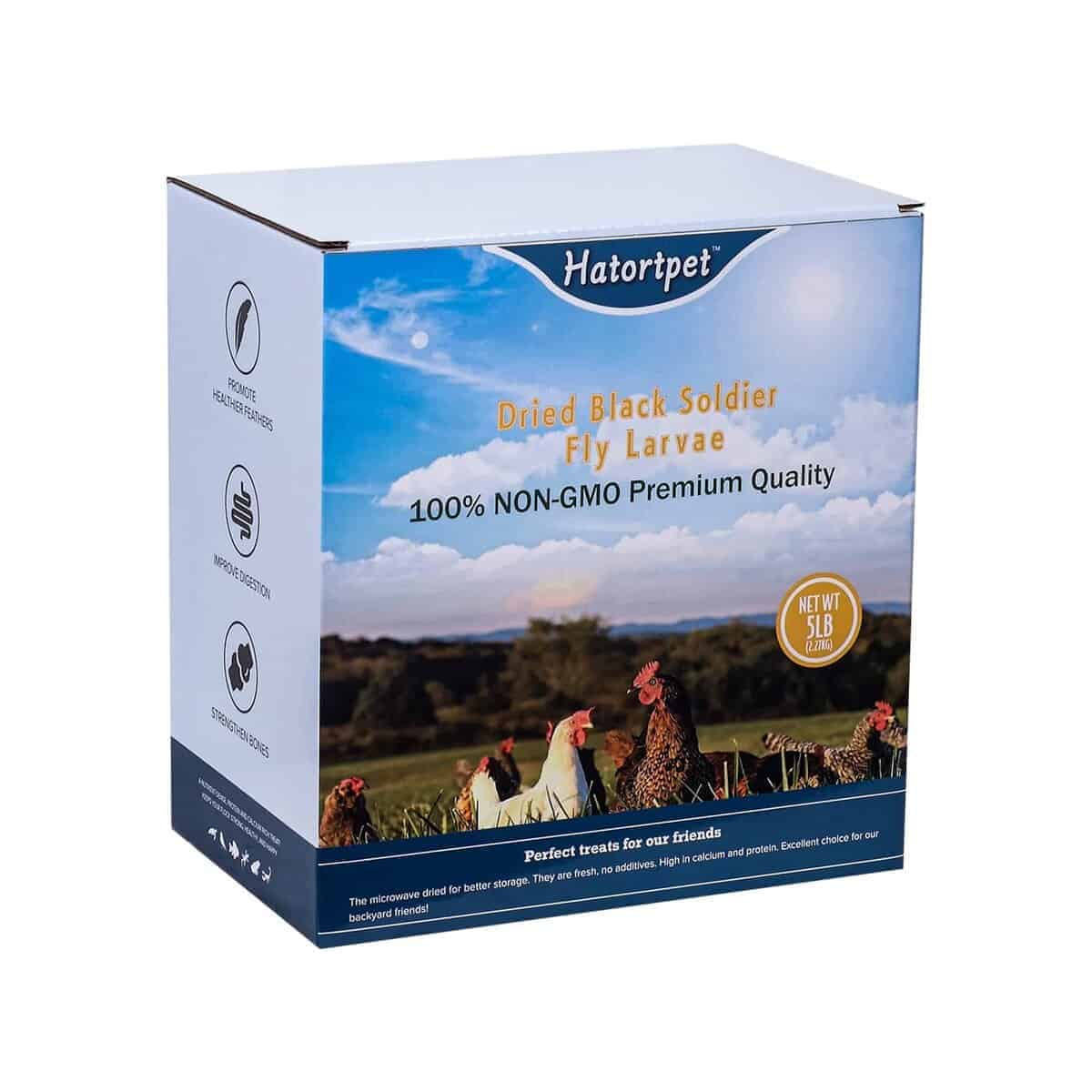 Hatortpet 5LB de Gusano de Soldado Seco de Alto Contenido