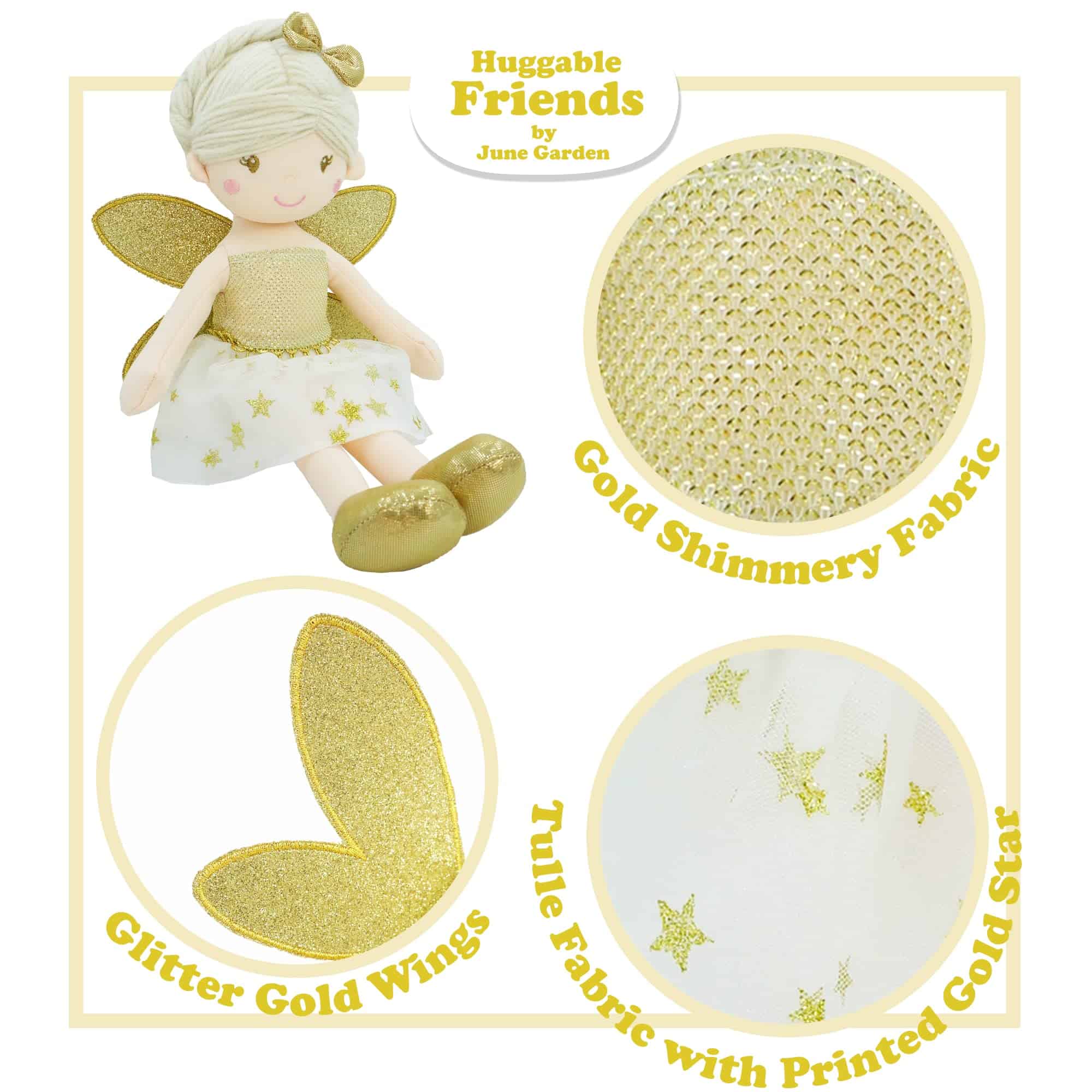 Paquete de 3 Muñecas de Hadas del Jardín Encantado de June - Imagen 4