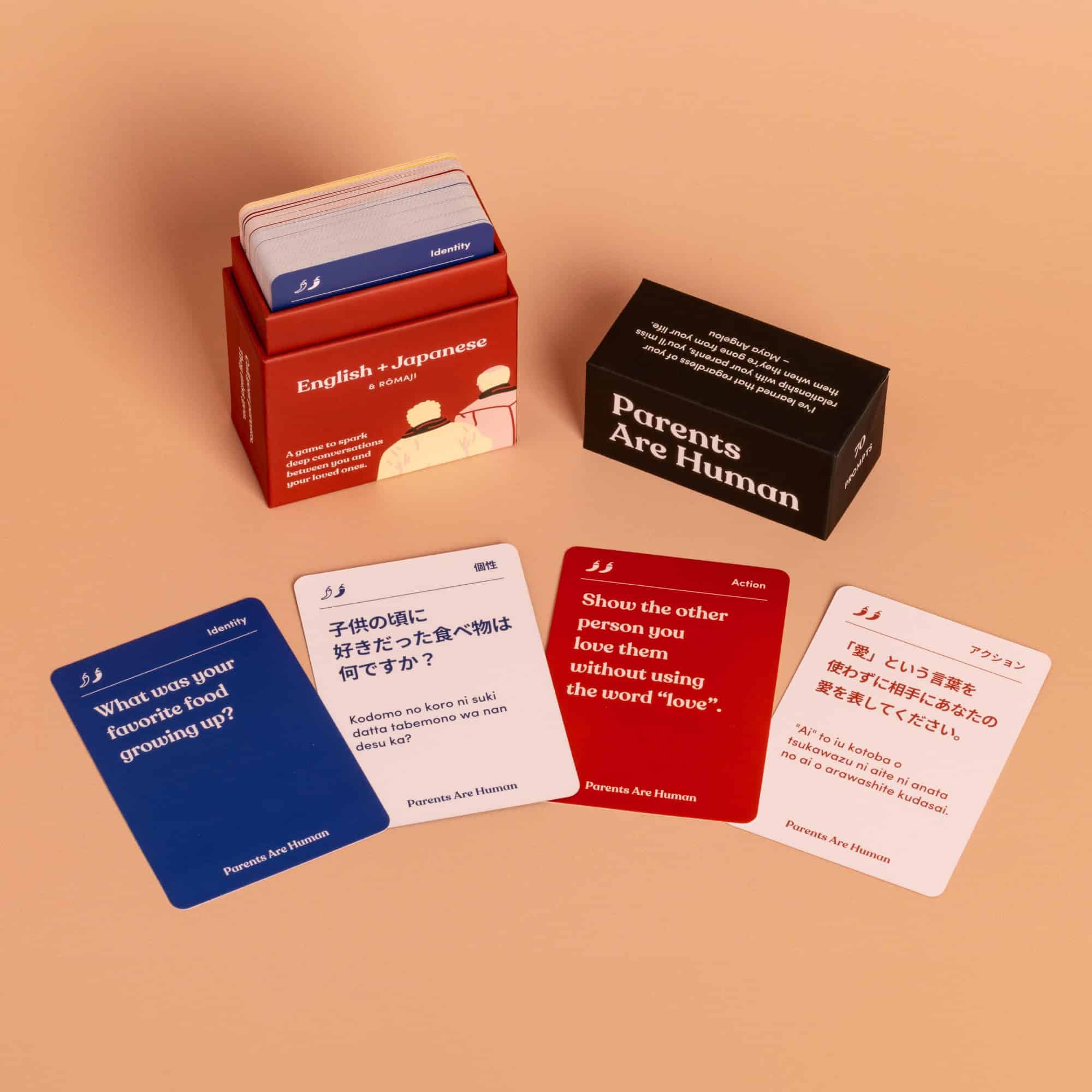 Baraja de conversación bilingüe Parents Are -+ Japonés - Imagen 5