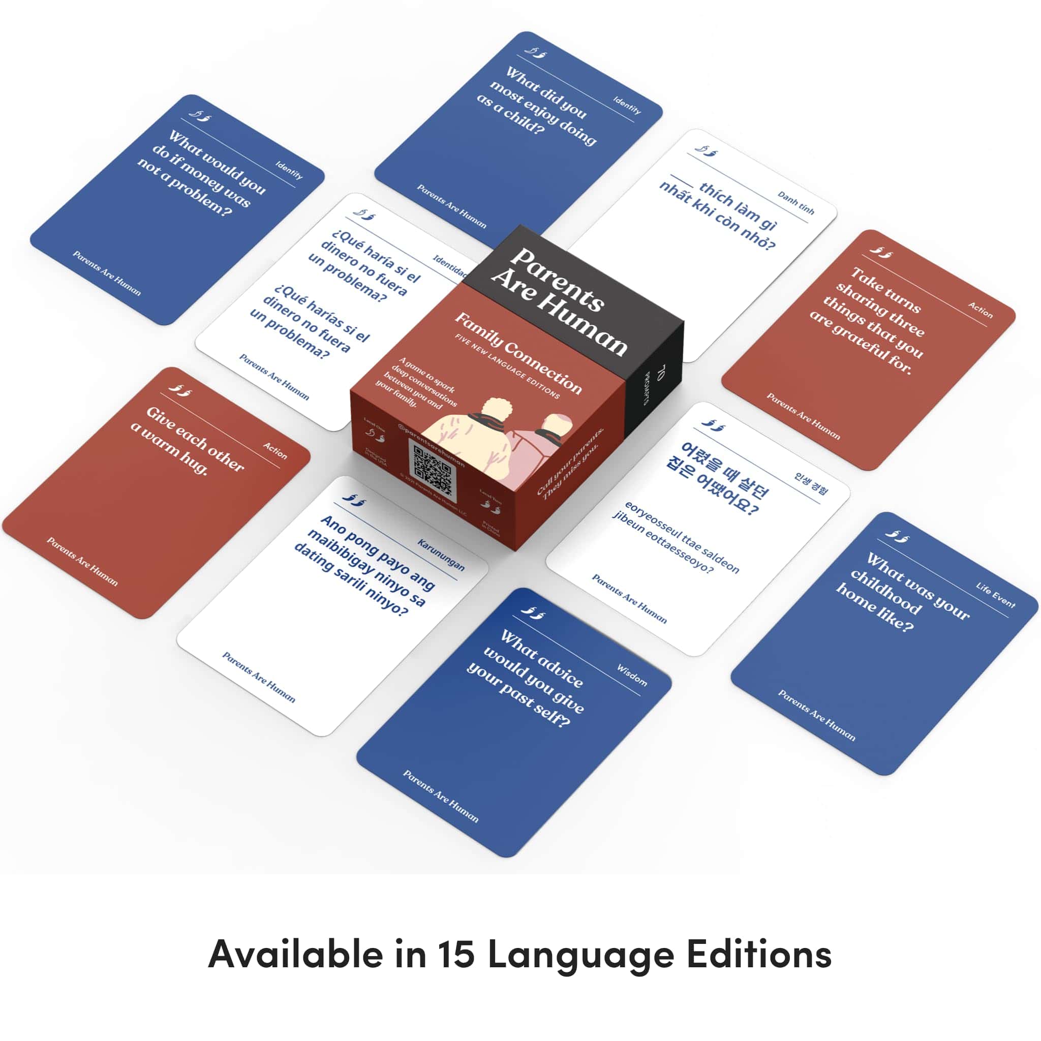 Baraja de conversación bilingüe Parents Are -+ Japonés - Imagen 6