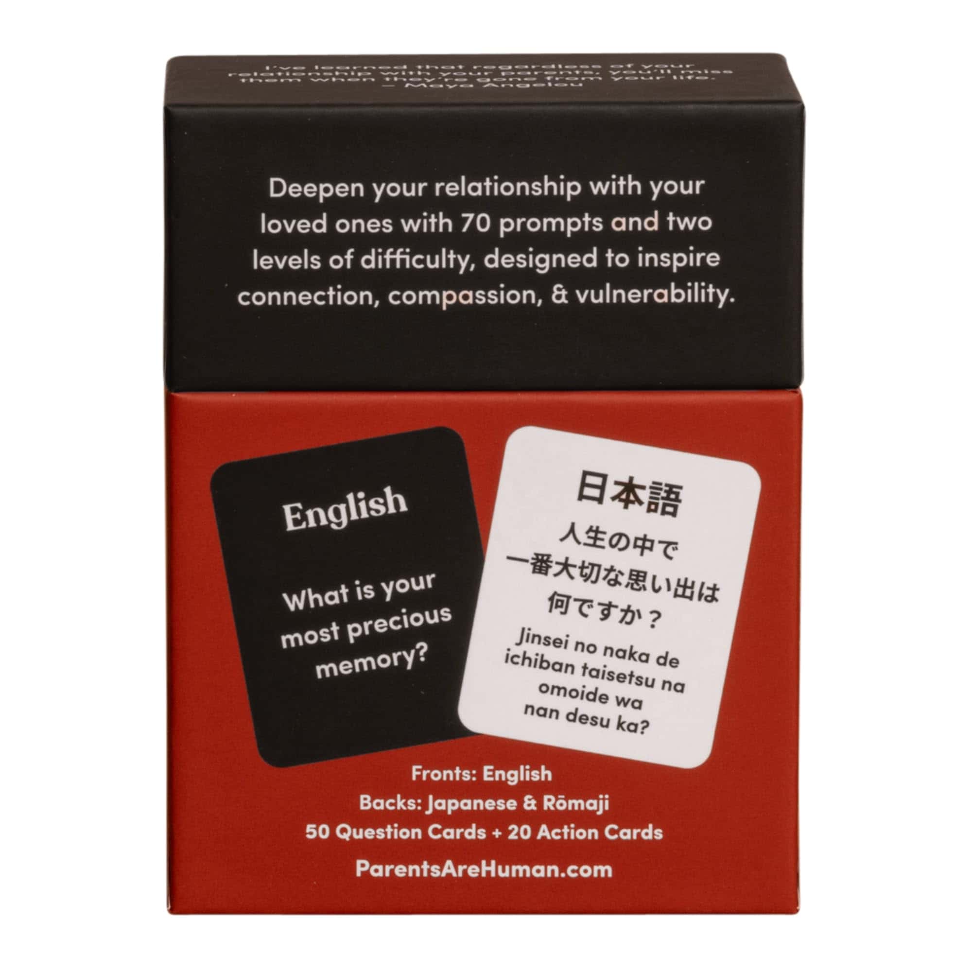 Baraja de conversación bilingüe Parents Are -+ Japonés - Imagen 10