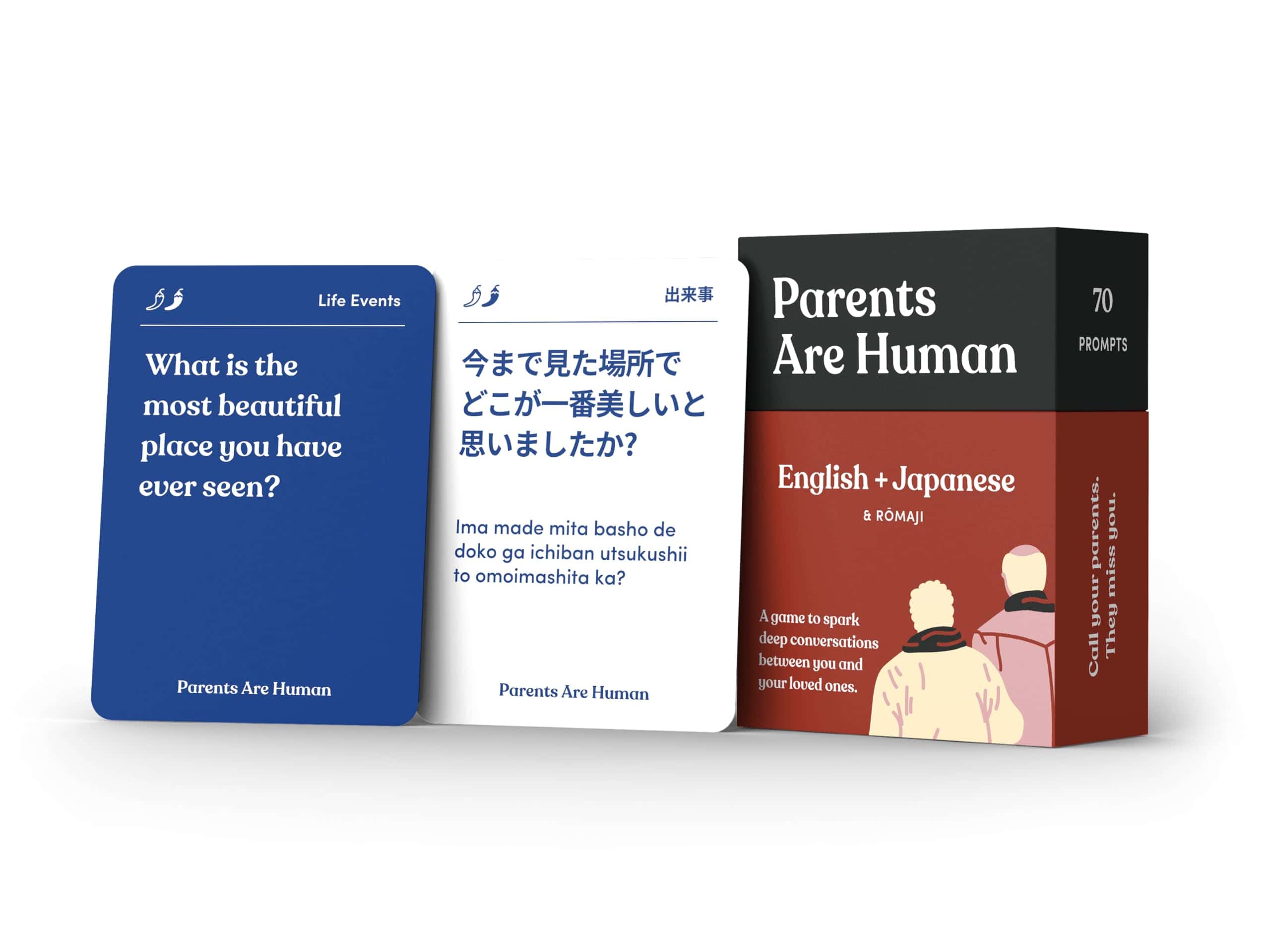 Baraja de conversación bilingüe Parents Are -+ Japonés - Imagen 3