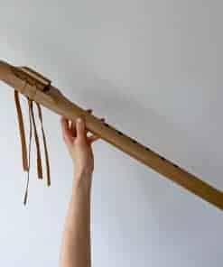 Flauta de Bajo en Nogal en D Bajo 432 Hz - Estilo Nativo