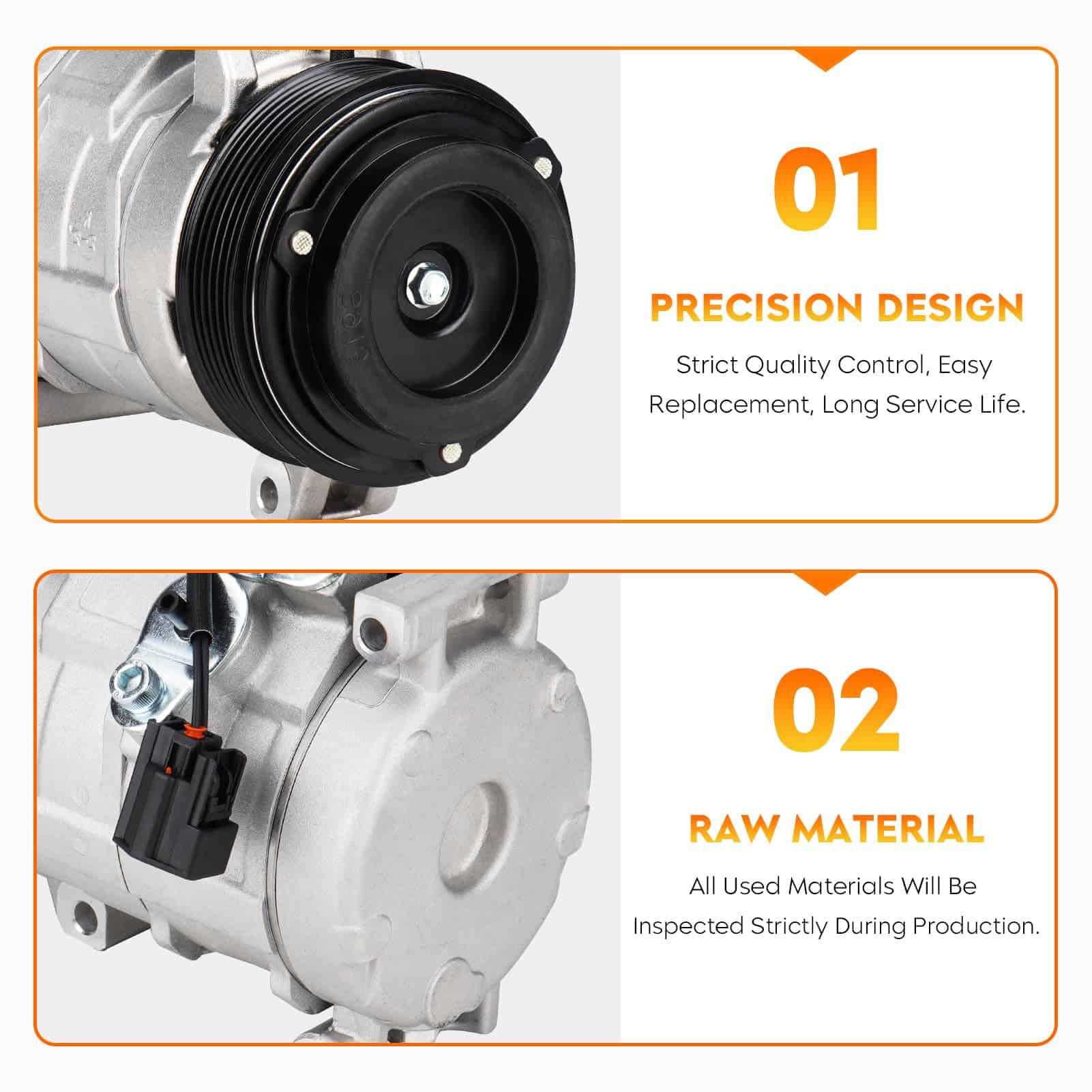 Compresor de Aire Acondicionado con Embrague de A/C para - Imagen 5