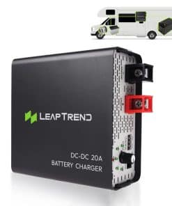 Cargador de batería DC a DC Leaptrend 12V 20A a bordo para