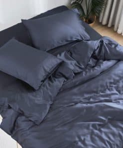 Juego de sábanas DOZ, 100% Viscosa -Zafiro