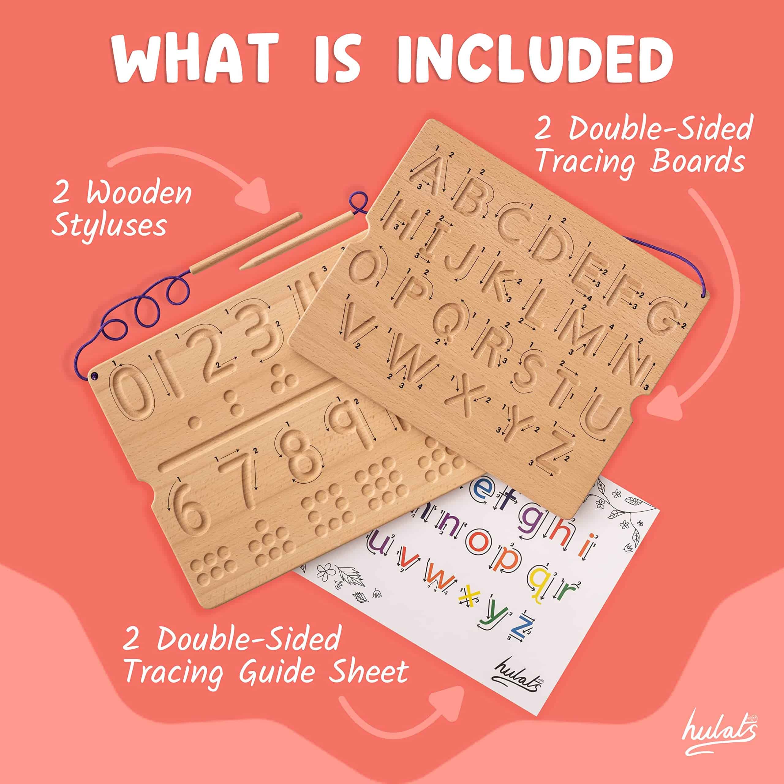 Tableros de rastreo de números y letras Hulats Learn to - Imagen 6