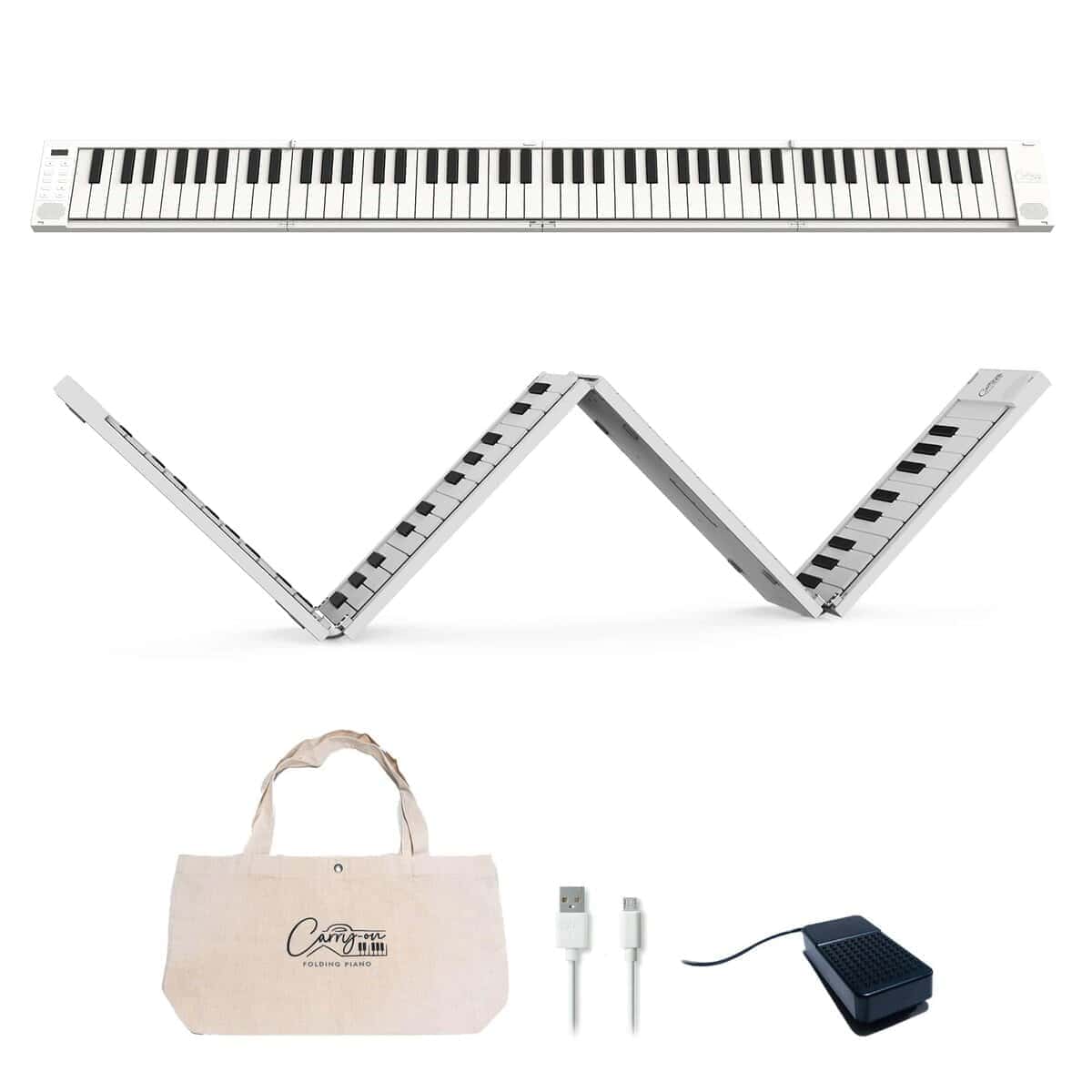 Piano Plegable Portátil de 88 Teclas - Ultra Portátil y de