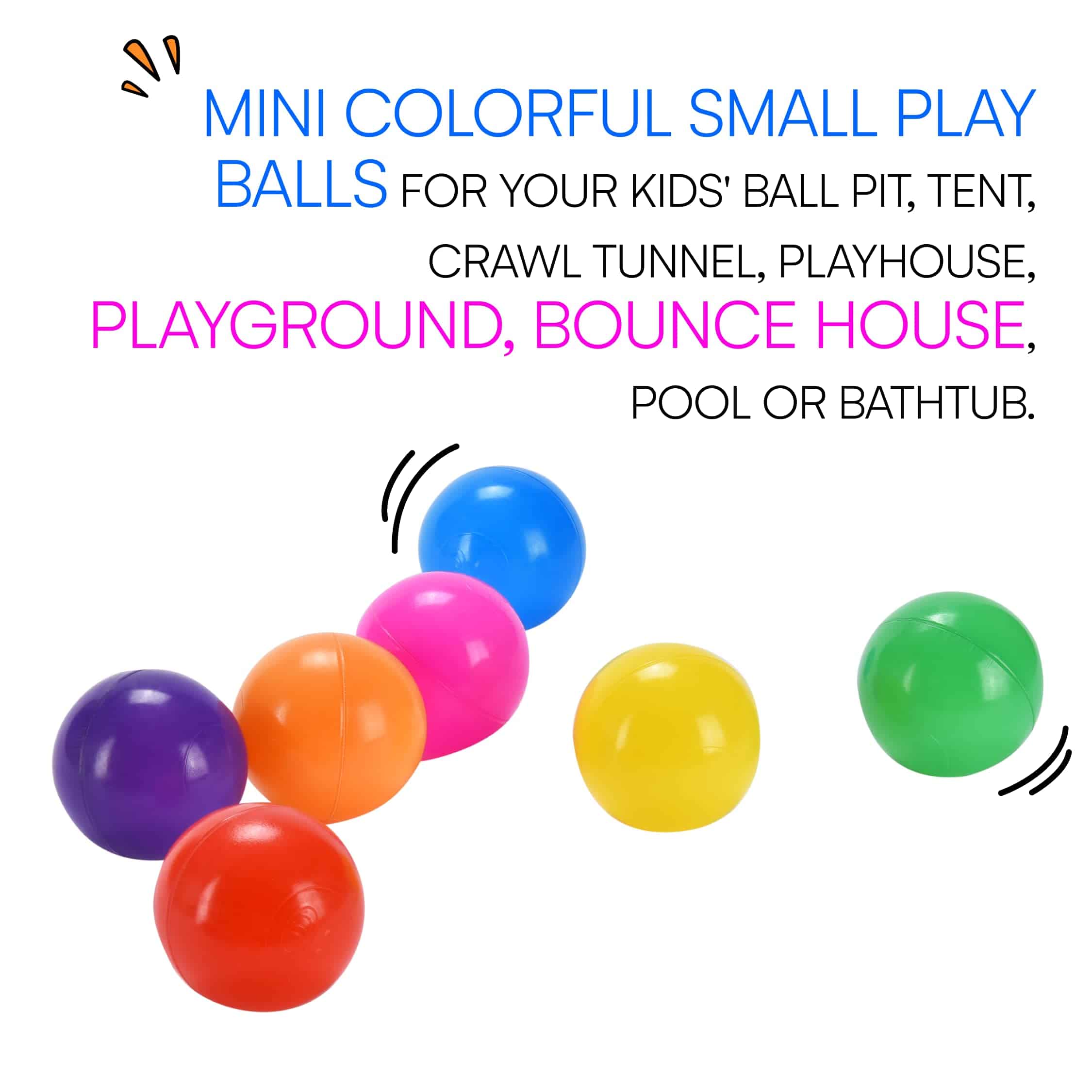 Bolas de Juego Mini Amazaque Neliblu para Niños Pequeños - - Imagen 3