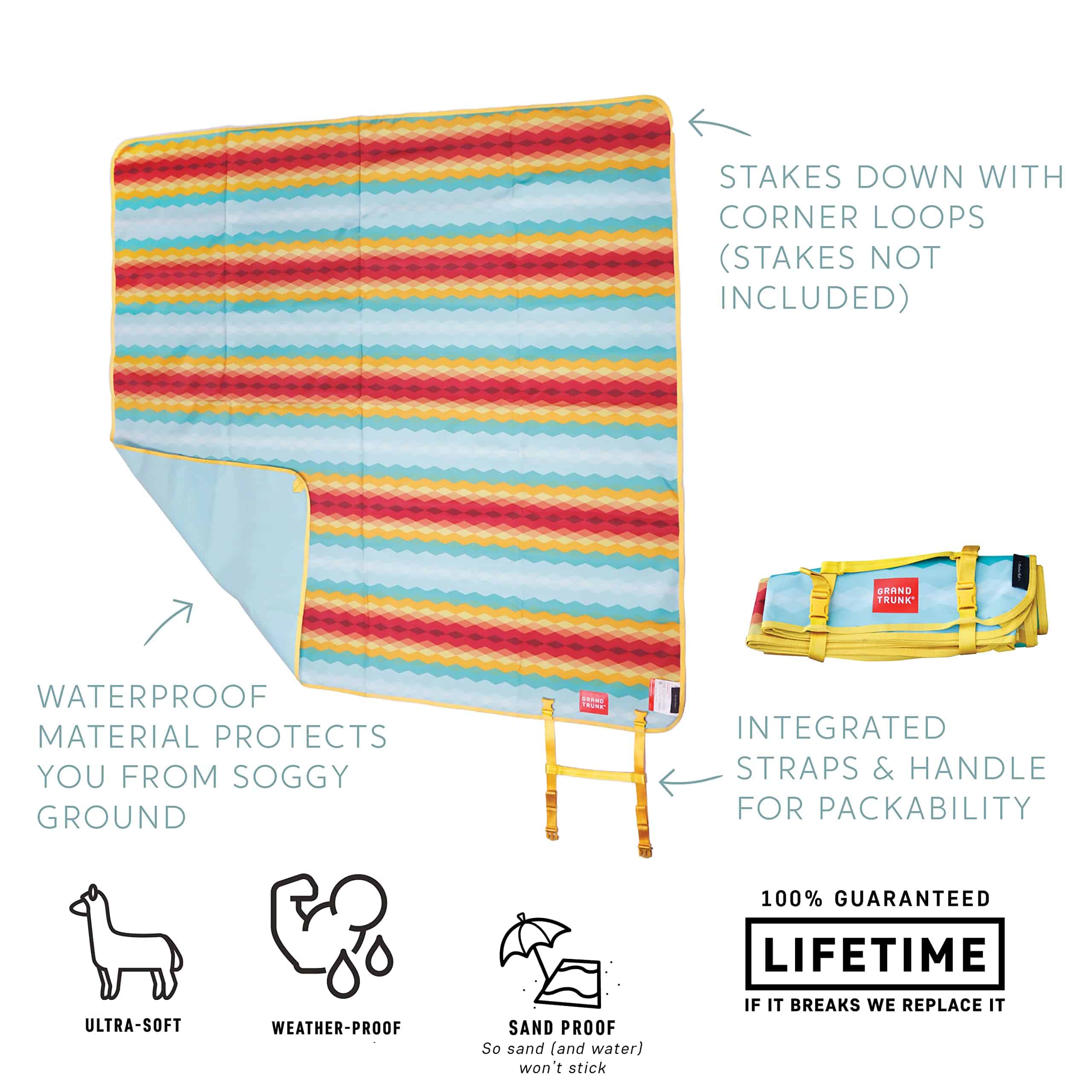 Manta para exteriores GRAND TRUNK Meadow Mat | Impermeable - Imagen 3