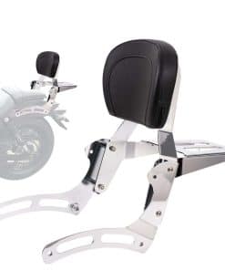 Gamyipp Sissy Bar con respaldo de bandera y rejilla para