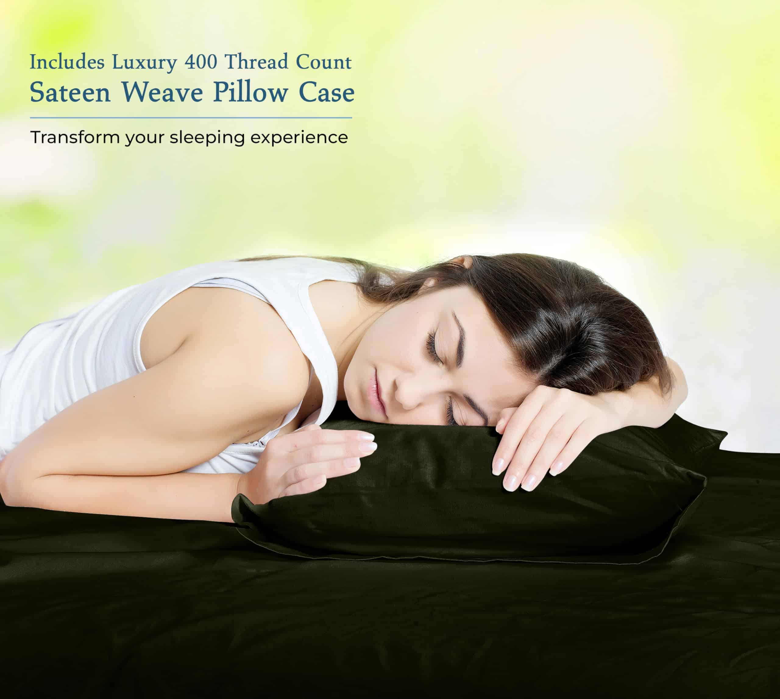 Juego de Sábanas de 400 Hilos de 100% Algodón Americano - Imagen 9