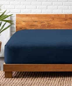 Sábana ajustable de franela Bare Home 100% algodón, suave