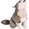 Wild Republic Howling Wolf Plush, Animal de Peluche,