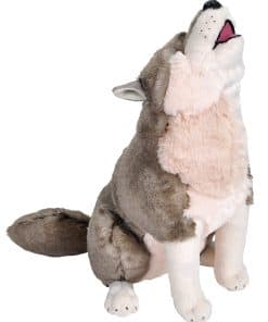 Wild Republic Howling Wolf Plush, Animal de Peluche,