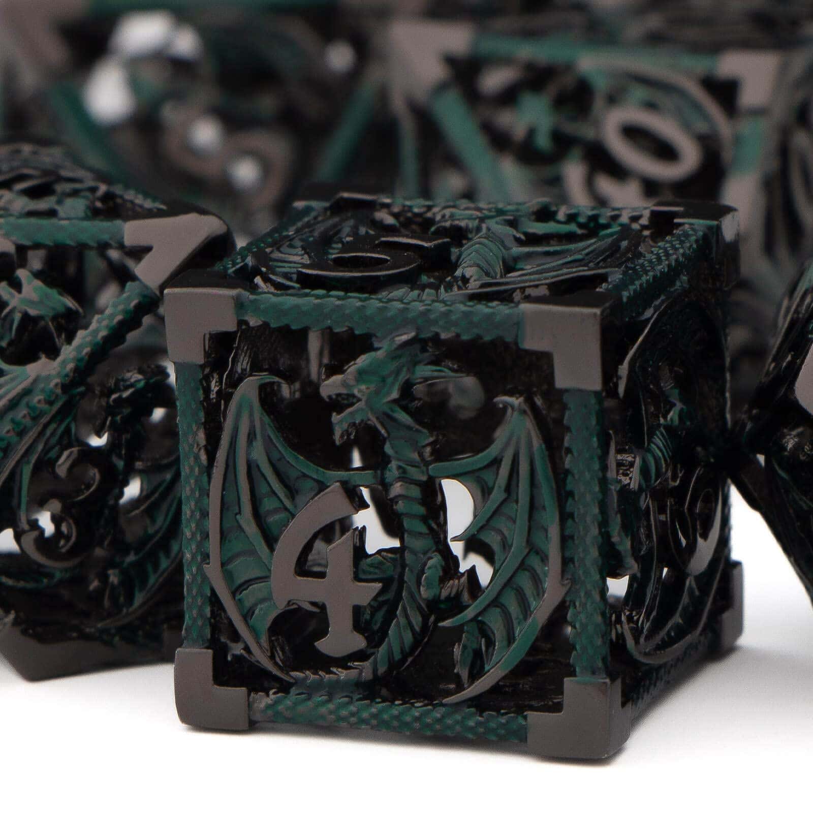 Set de Dados Hollow Metal DND KERWELLSI, Set de Dados de