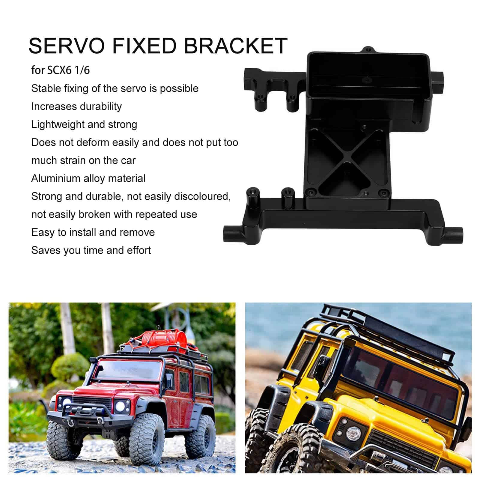 Soporte de Servo Fijo de RC de Aleación de Aluminio - Imagen 6