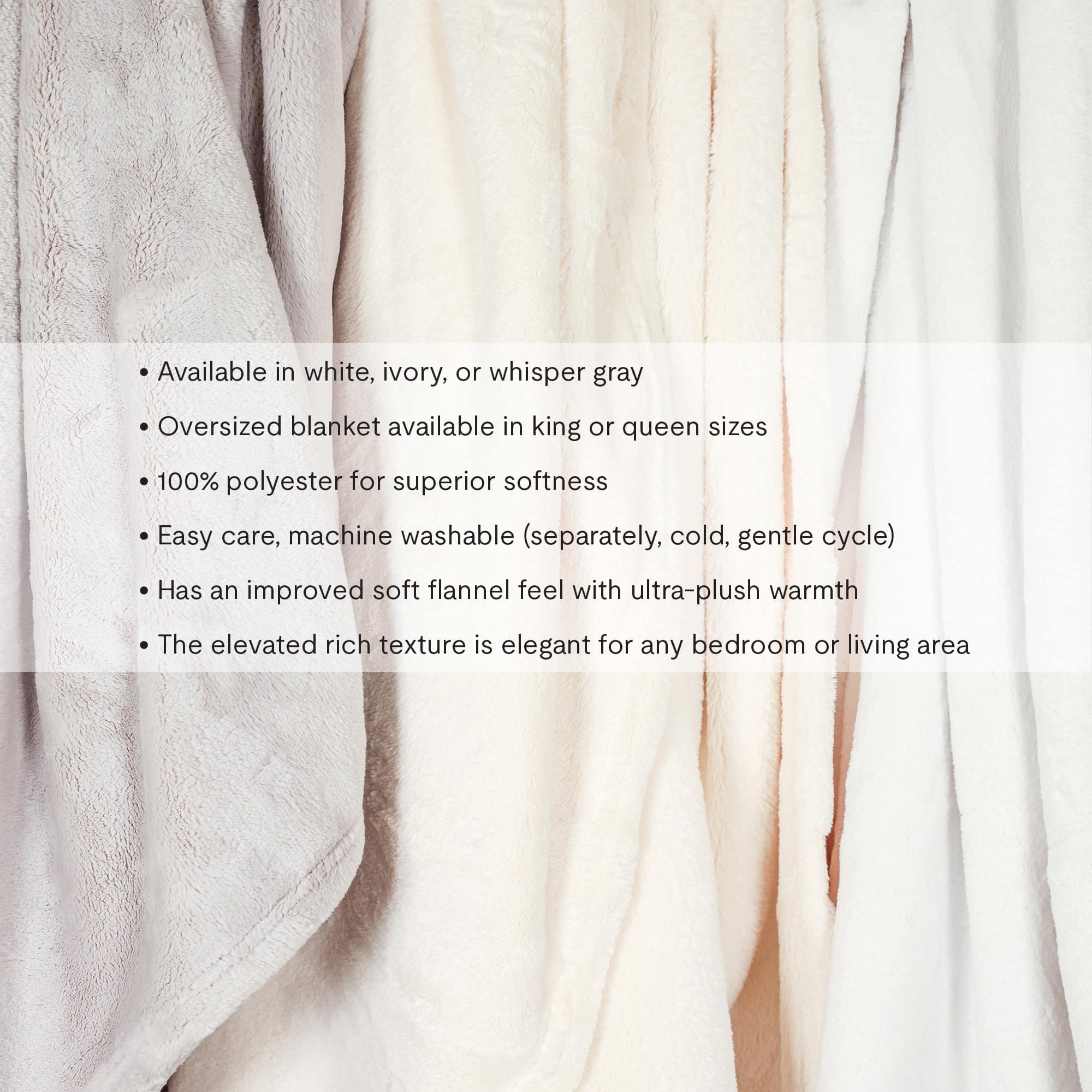 Manta Ultra Suave Jennifer Adams Queen/Full, Mantas de Cama - Imagen 6