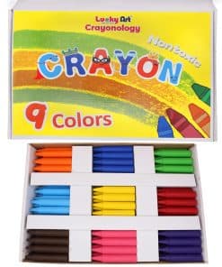 Crayones Gruesos Arcoíris para Niños Set de 144 Crayones