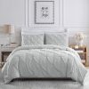 Juego de Edredón Chezmoi Collection Berlin Gris Claro de 3
