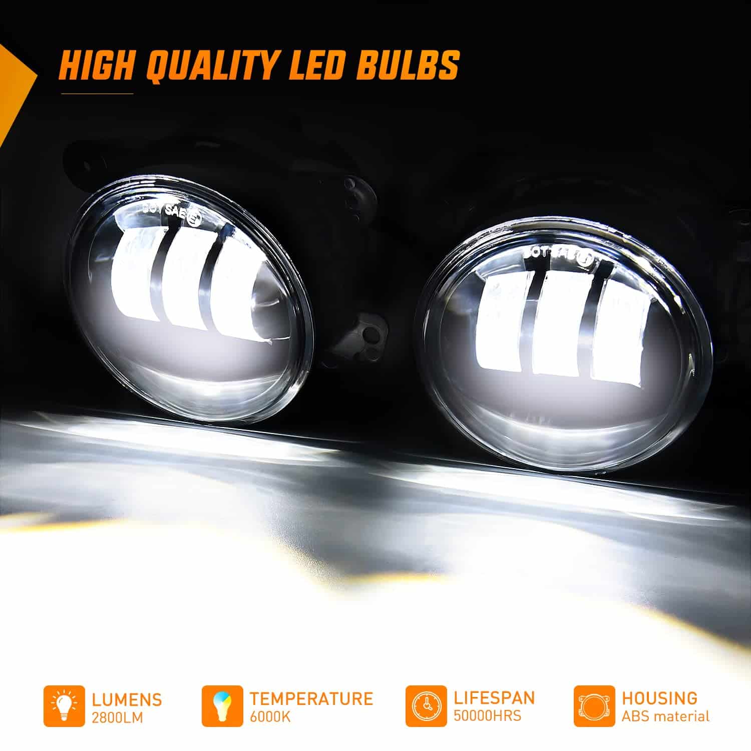 Nilight Conjunto de Luces Antiniebla LED de 4 Pulgadas - Imagen 4