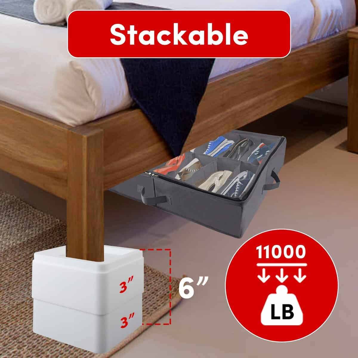 Elevadores de cama extragrandes DEDU Pesados de alta - Imagen 8