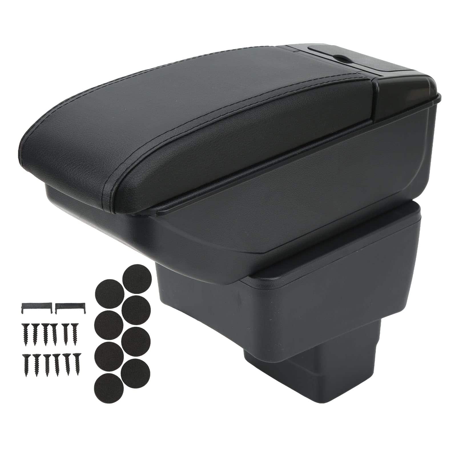 Caja de Reposabrazos para Automóviles, Doble Capas Caja de
