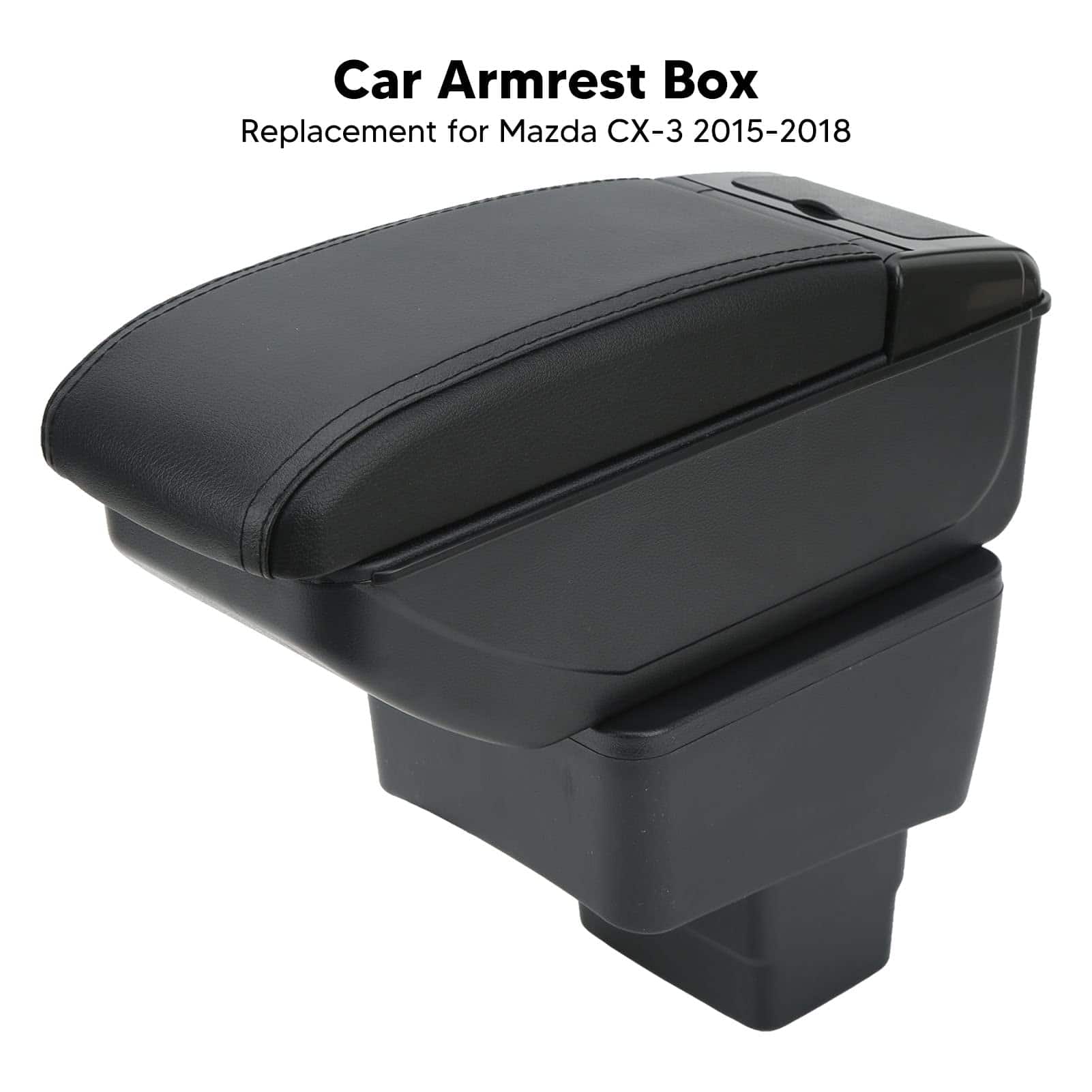 Caja de Reposabrazos para Automóviles, Doble Capas Caja de - Imagen 3