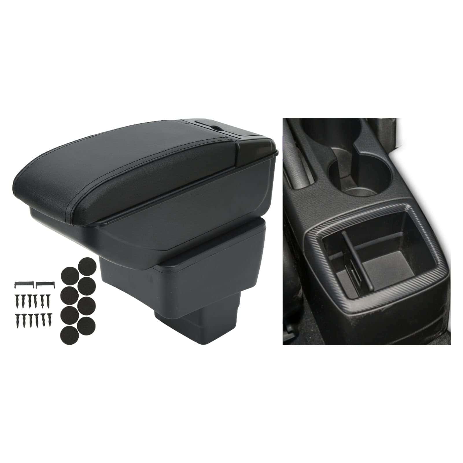Caja de Reposabrazos para Automóviles, Doble Capas Caja de - Imagen 8