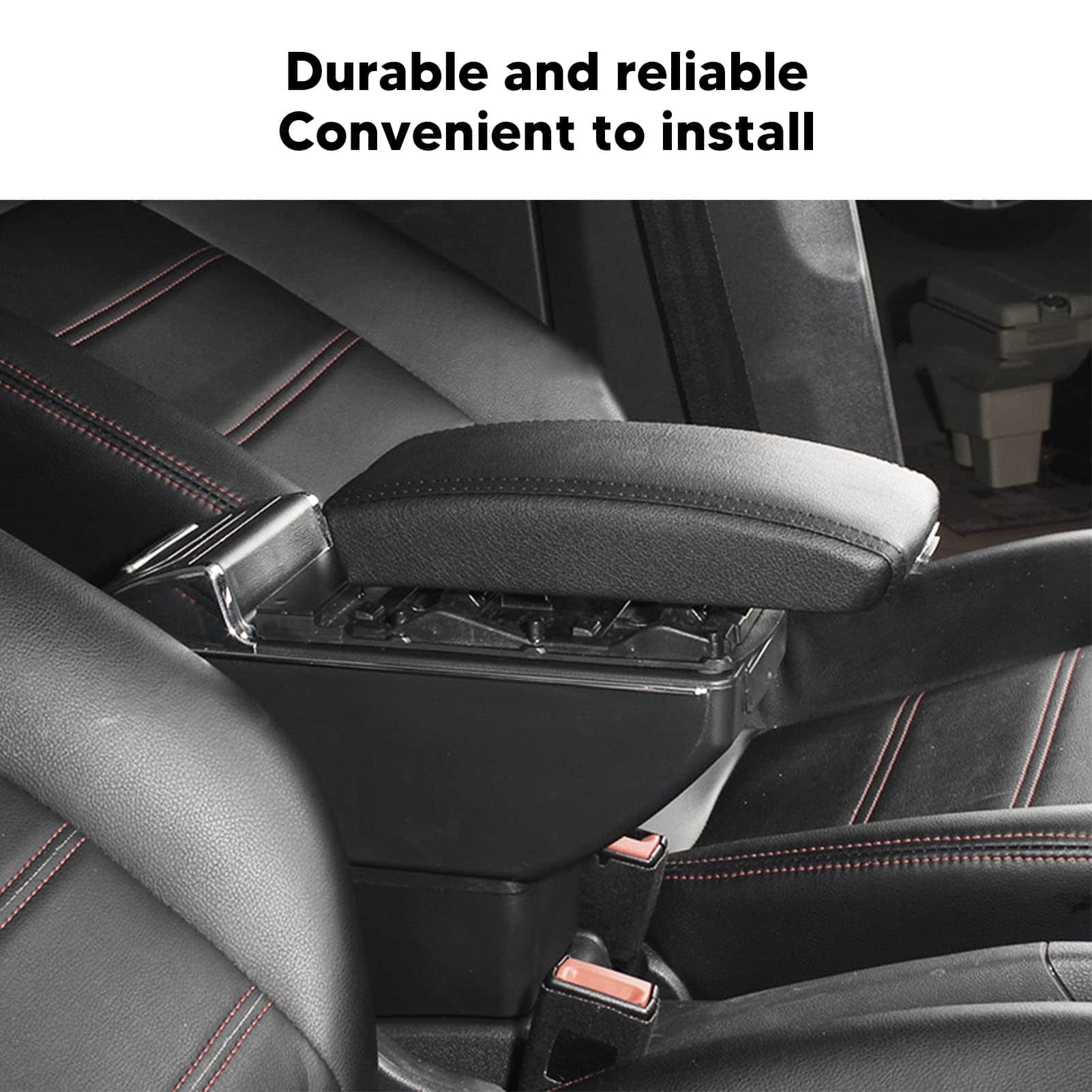 Caja de Reposabrazos para Automóviles, Doble Capas Caja de - Imagen 4