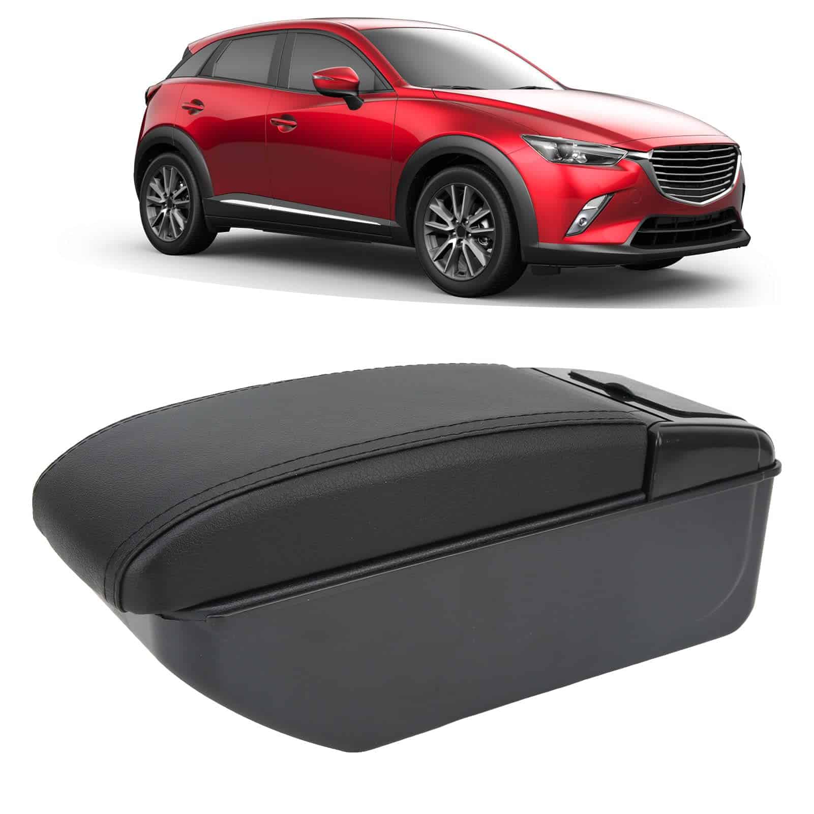 Caja de Reposabrazos para Automóviles, Doble Capas Caja de - Imagen 7