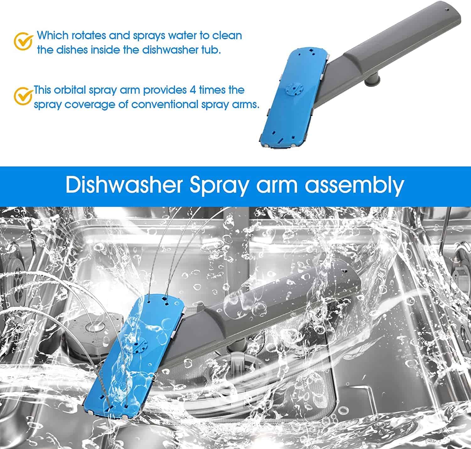 Actualización 5304506660 Brazo de lavado inferior para - Imagen 5