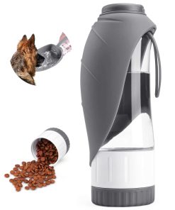 TIOVERY Botella Dispensadora de Agua para Perros para