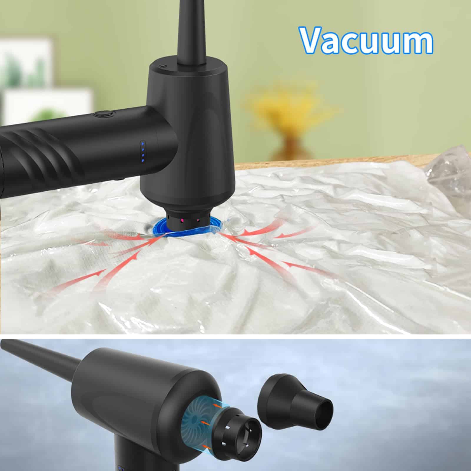 SCOTEEP Soplador de Aire Comprimido, Bomba de Aire - Imagen 3