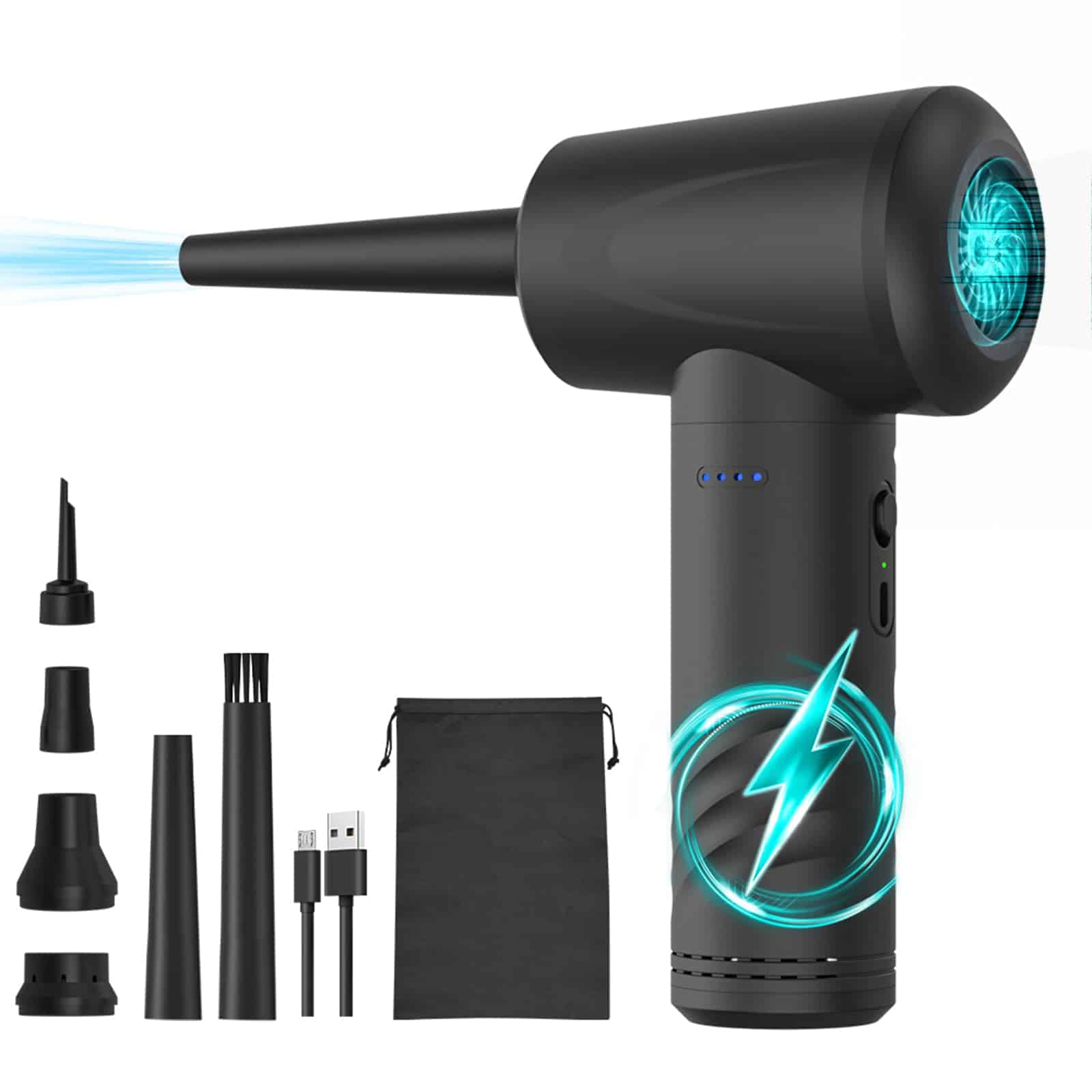 SCOTEEP Soplador de Aire Comprimido, Bomba de Aire