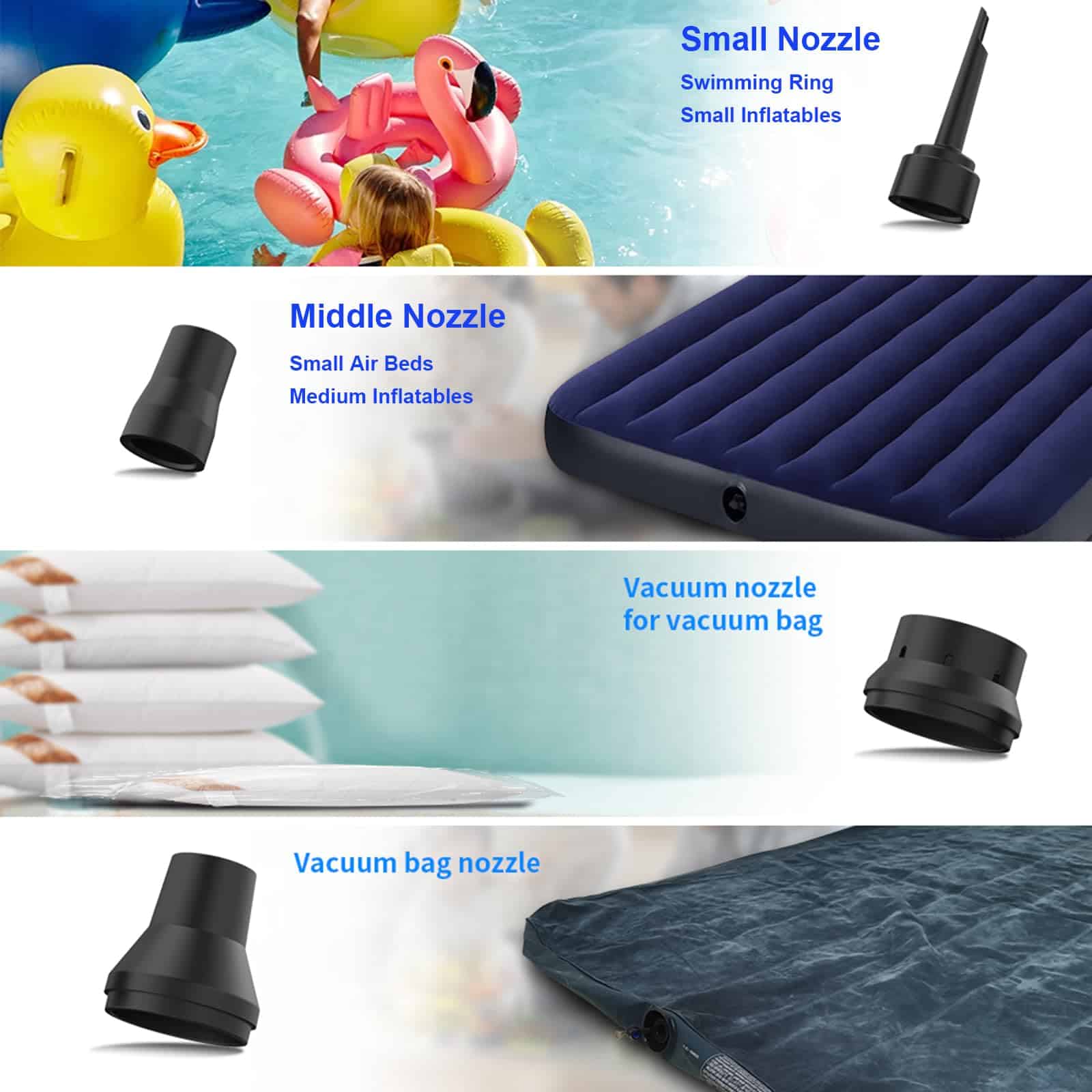 SCOTEEP Soplador de Aire Comprimido, Bomba de Aire - Imagen 4