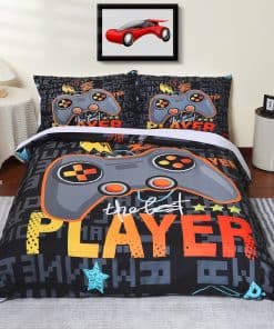 Juego de Funda Nórdica Negra Vicimi para Cama Matrimonial,