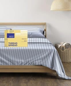 Juego de Sábanas estampadas 100% algodón -Estampado rayas va