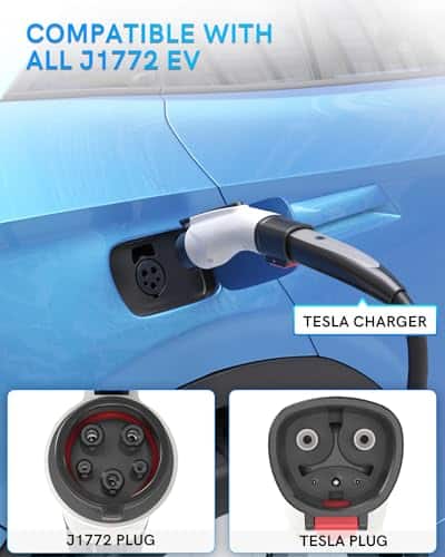 Adaptador de Cargador EV para Tesla a J1772, Hasta 60A - Imagen 6