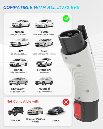 Adaptador de Cargador EV para Tesla a J1772, Hasta 60A - Imagen 4