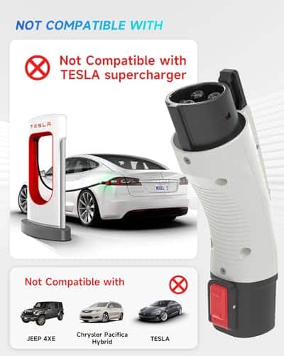 Adaptador de Cargador EV para Tesla a J1772, Hasta 60A - Imagen 3