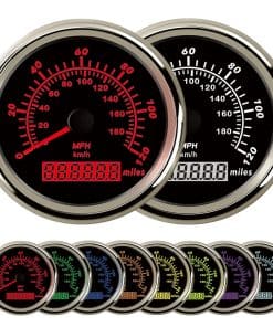 Velocímetro GPS Universal para Automóvil 85MM 0-120MPH