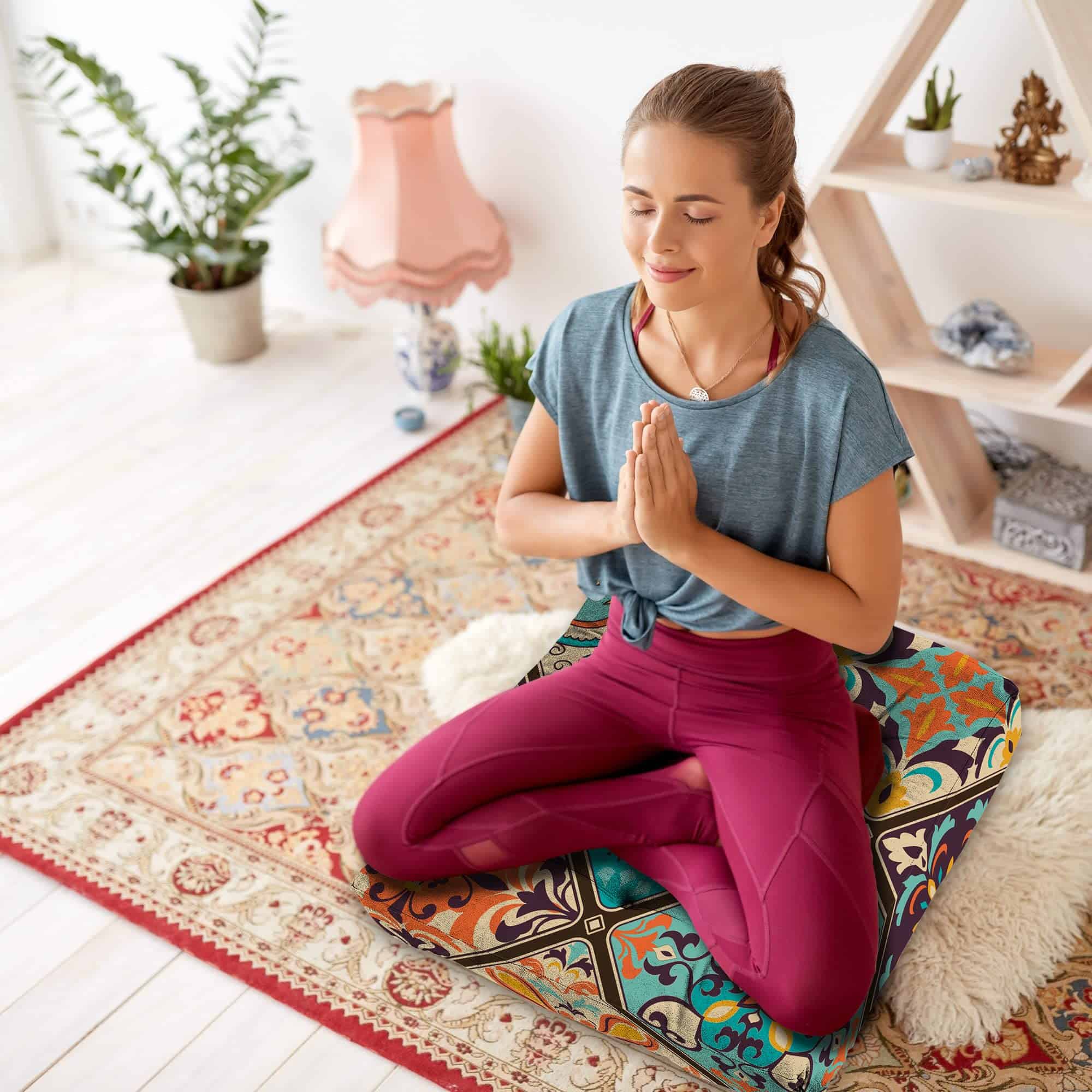 Cojín de Meditación Mandala, Tapete de -03. Mandala Meditati - Imagen 3