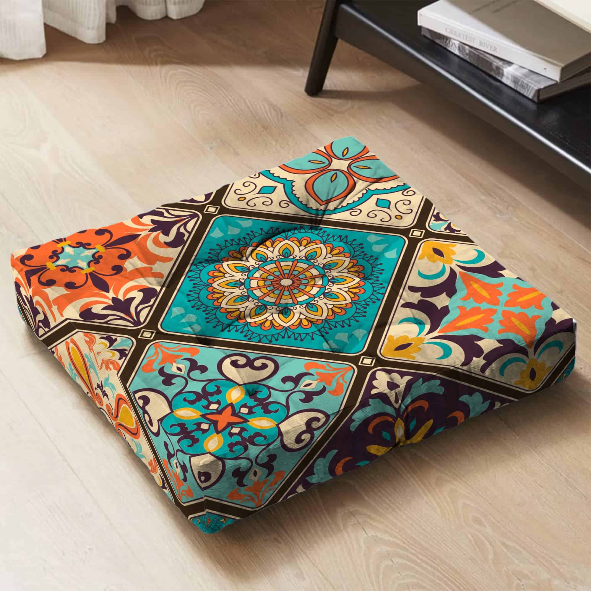 Cojín de Meditación Mandala, Tapete de -03. Mandala Meditati - Imagen 4